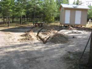 Naturist Legacy History: Gallery 20/03...Construction of washrooms continues